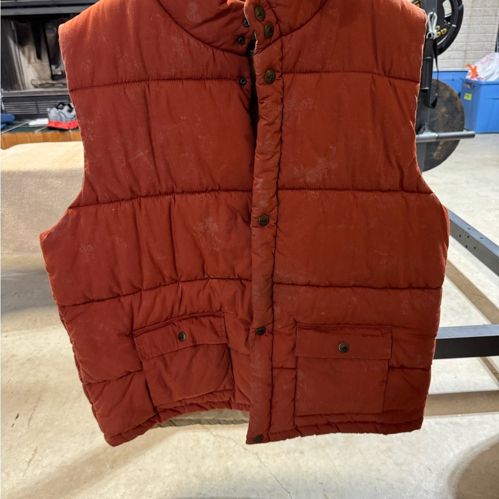 Urban Outfitters Orange Puffer Jacket